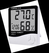*** Thermometer - Hygrometer - Weerstation - Luchtvochtigheidsmeter - Thermometer voor Binnen - Zelfklevend - van Heble® ***