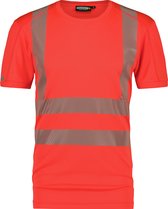 DASSY® Carter Hogezichtbaarheids-uv-T-shirt - maat XL - FLUOROOD