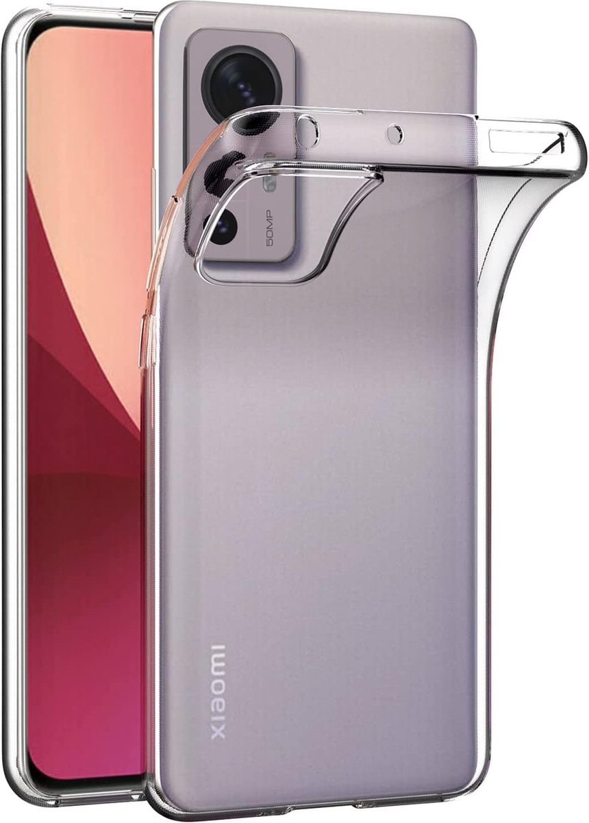 Flexibele achterkant Silicone hoesje Transparant Geschikt voor: Xiaomi 12 / Xiaomi 12X