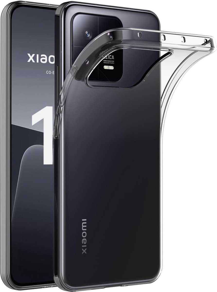 Flexibele achterkant Silicone hoesje Transparant Geschikt voor: Xiaomi 13