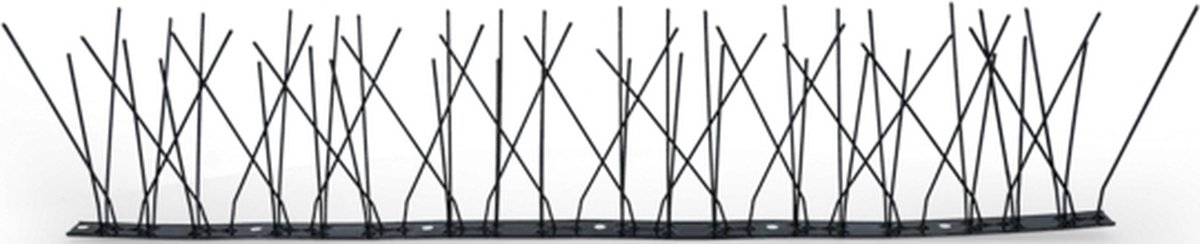 Zwarte RVS Duivenpin 50 CM