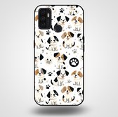 Smartphonica Telefoonhoesje voor OPPO A53 met honden opdruk - TPU backcover case honden design / Back Cover geschikt voor Oppo A53