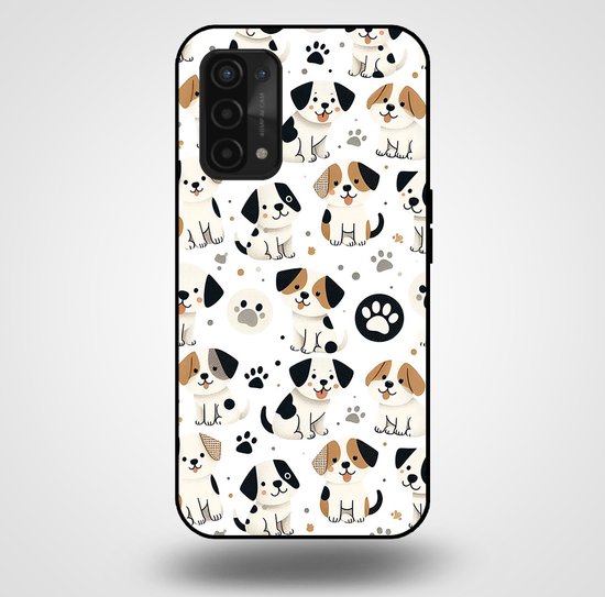Smartphonica Coque de téléphone pour OPPO A54 5G avec imprimé chien - Coque arrière en TPU motif chien / Coque arrière adaptée pour Oppo A54 5G