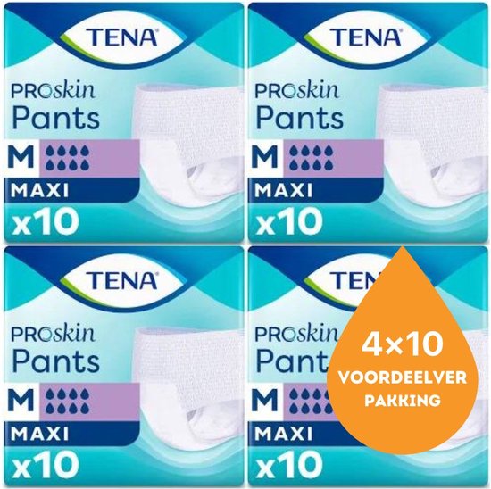 Tena Pants Maxi Medium - 1 pak van 10 stuks - TENA