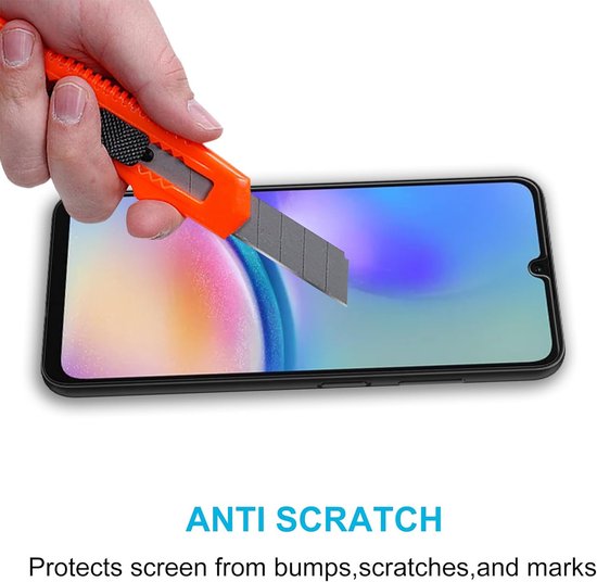 Screenprotector Glas - Tempered Glass Screen Protector Geschikt voor: Samsung Galaxy A05 / Galaxy A05S - 2x