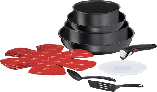 Tefal Ingenio Daily Chef Pannenset - 12-delig - Inductie Tefal Ingenio Daily Chef Pannenset - 12-delig - Inductie