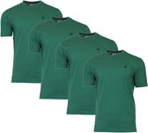 4-PackDonnay T-shirt (599008) - Sportshirt - Heren - Forrest green (236) - maat XXL