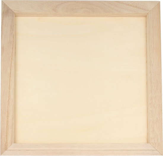 Artemio houten diepe kader 30x30 cm