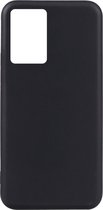 Flexibele achterkant Silicone hoesje Zwart Geschikt voor: Xiaomi Redmi 10c