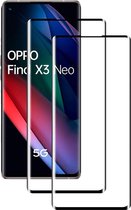 Volledige dekking Screenprotector Glas - Tempered Glass Screen Protector Geschikt voor: Oppo X3 Neo - 2x