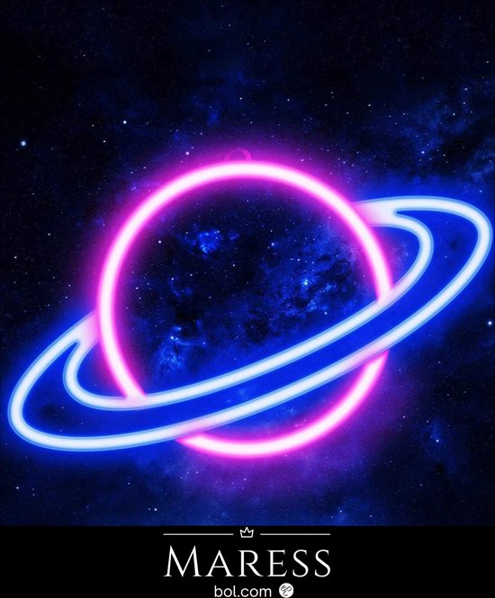 Neon verlichting planeet roze - Planeet - Planet - Neon wandlamp - Neon ligt - Led - Sfeerverlichting - Neonlicht - Neon lamp - Neonverlichting - Neon verlichting - Tafellampen - Verlichting - Kindertafellampen - Kinderlamp – Kinderkamer