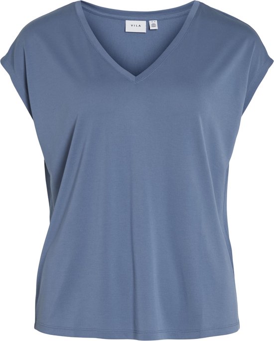 VILA VIMODALA V-NECK S/S TOP - NOOS Dames T-shirt - Maat XS