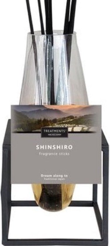 Treatments® - Fragrance sticks / geurstokjes - Deluxe - Shinshiro - inclusief 1 liter vloeistof
