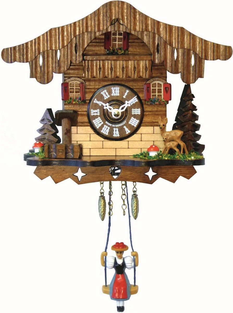 Engstler - 179 SQ - Wandklok met schommel - Quartz