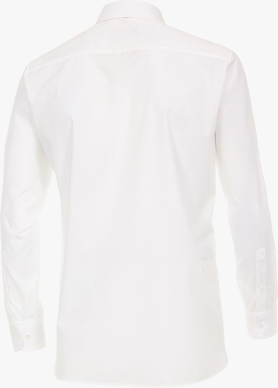 CASA MODA modern fit overhemd - wit - Strijkvriendelijk - Boordmaat: 45