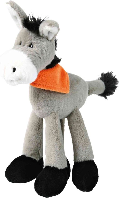 Trixie pluche ezel met geluid 24 cm