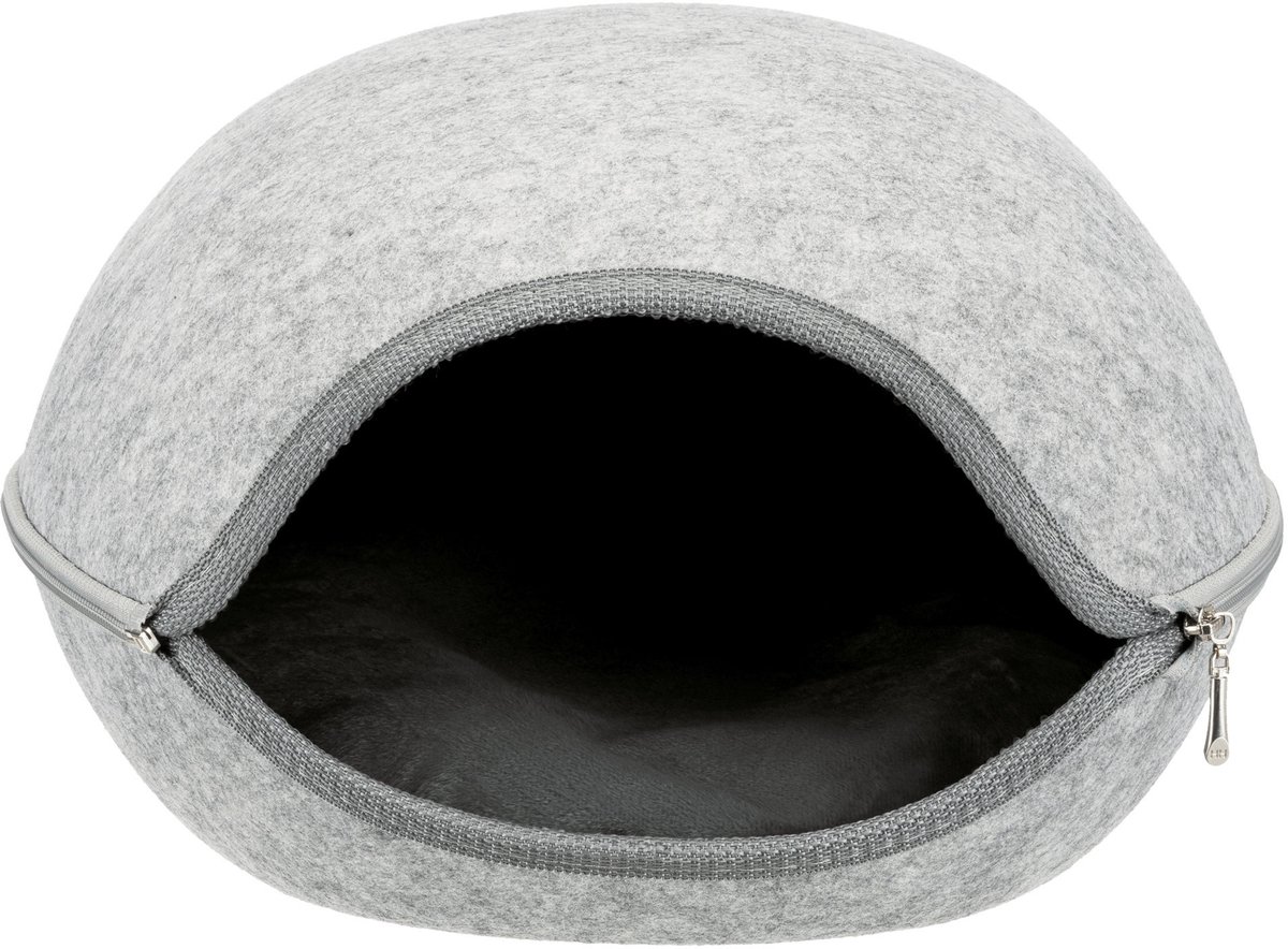 Trixie kattenmand Relax Iglo Luna Lichtgrijs 40X24X46 cm