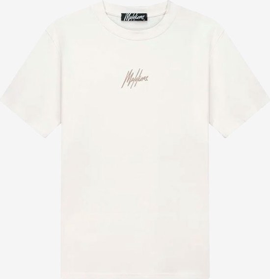 Striped Signature T-Shirt- Creme - XS