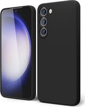 Hoesje met Camera Bescherming Geschikt voor Samsung Galaxy S23 Ultra | Back Cover | Dun | Flexibel TPU | Zwart