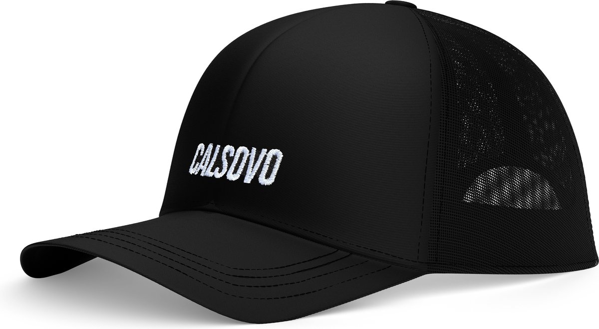 CALSOVO | Trucker Cap | Zwart