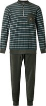 Heren pyjama Gentlemen badstof 114239 groen 4XL