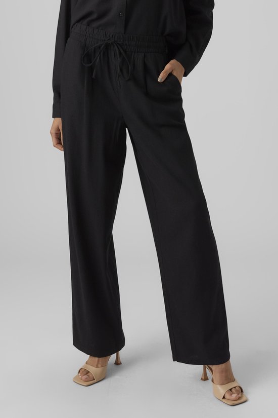 Pantaloni Larghi In Tessuto Vero Moda Vmjosie HW Wide Pant Donna - Eleganti E Comodi