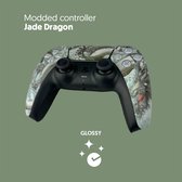 Manette Playstation 5 – Jade Dragon Modded Front & Backshell - Modded Dualsense - Convient pour Playstation 5 et PC