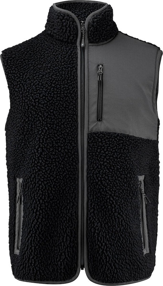 James Harvest KINGSLEY VEST 2111501 Zwart