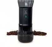 JOR Products® Accu Koffiemolen - Koffiebonen - Voorraadpot - Espresso - Koffiebonen Maler - Koffiepot - 25Maalstanden - Travel - Reis - Camping