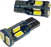 Auto LEDlamp 2 stuks | autoverlichting LED T10 | 10-SMD xenon wit 6000K | CAN-BUS 12V DC
