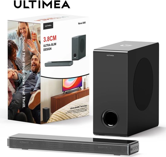ULTIMEA Barre De Son 5.1 Dolby Atmos - Système Surround Avec Subwoofer Et Enceintes Arrière