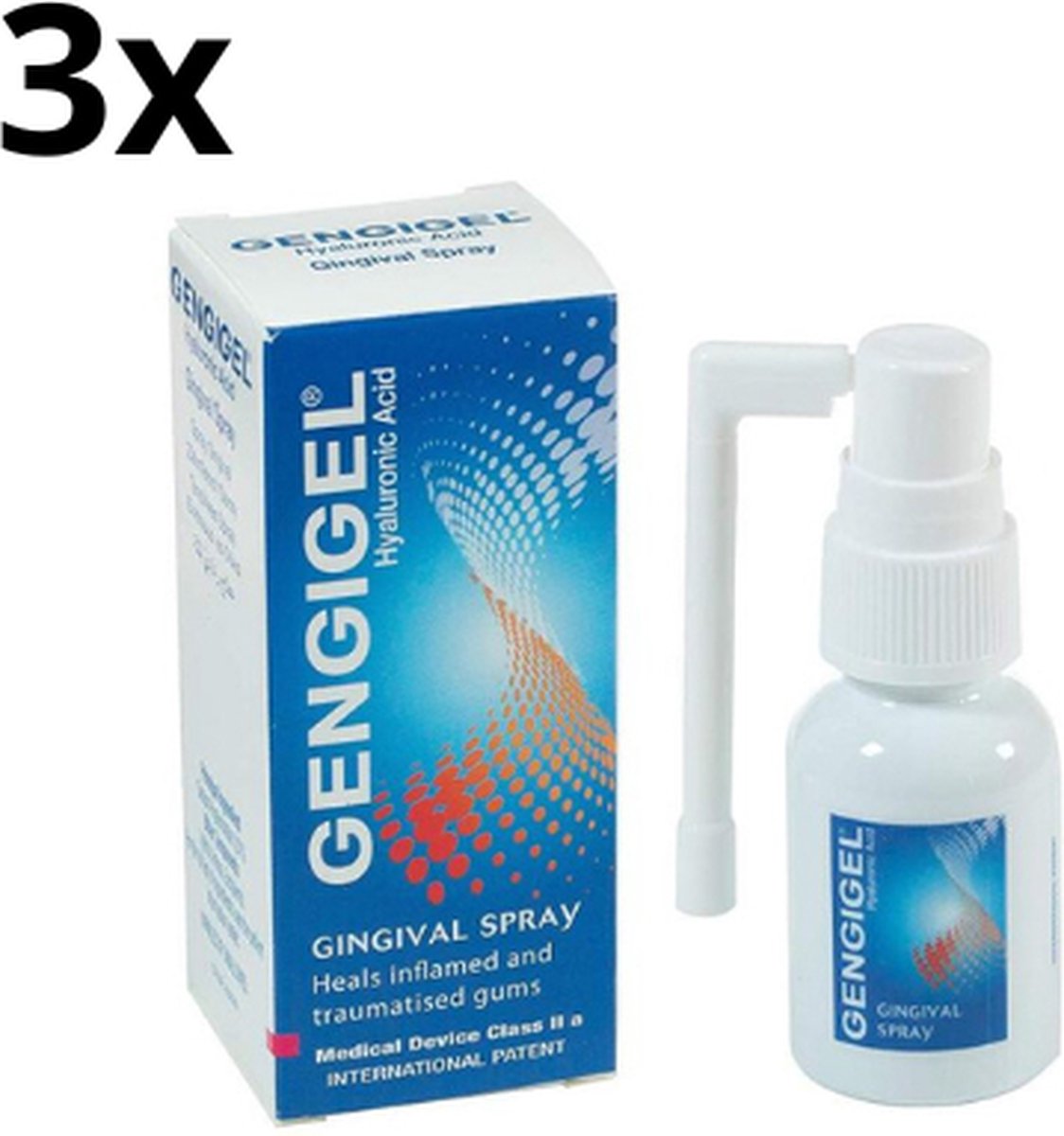 Goedkoopste Gengigel Mondspray - 3 x 20 ml - Voordeelverpakking
