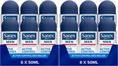 Sanex Men Active Control Déodorant Anti-Transpirant Roller 50 ml - Pack économique 12 pièces