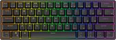 RK61 Chinees Model-60% Mechanisch Toetsenbord - Bluetooth/Bekabeld, 61 Toetsen, RGB, Hot Swapable Brown switch, Compatibel met Win/Mac - Zwart QWERTY Layout