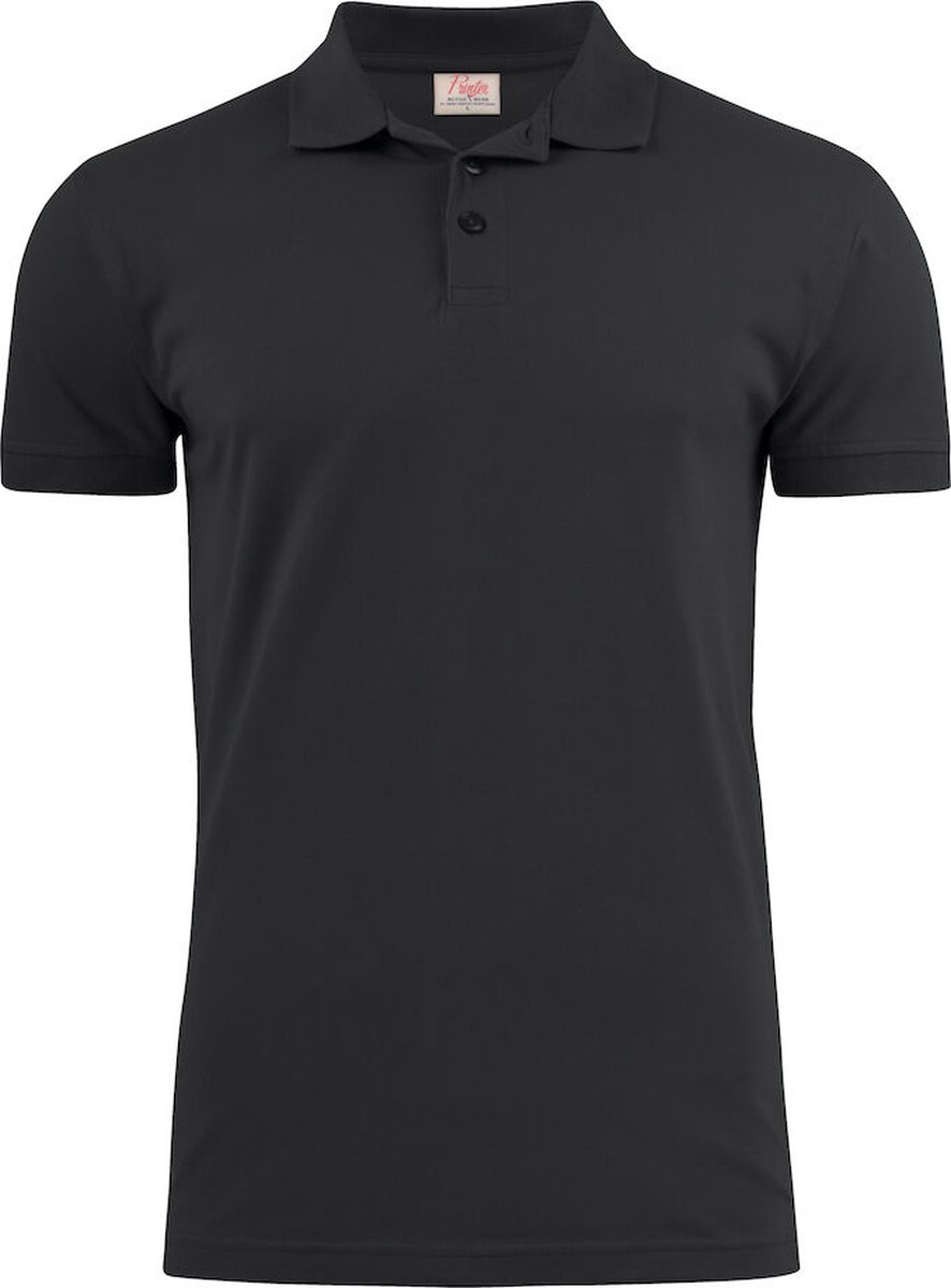 Printer POLO PIQUE SURF STRETCH 2265020 - Zwart - L