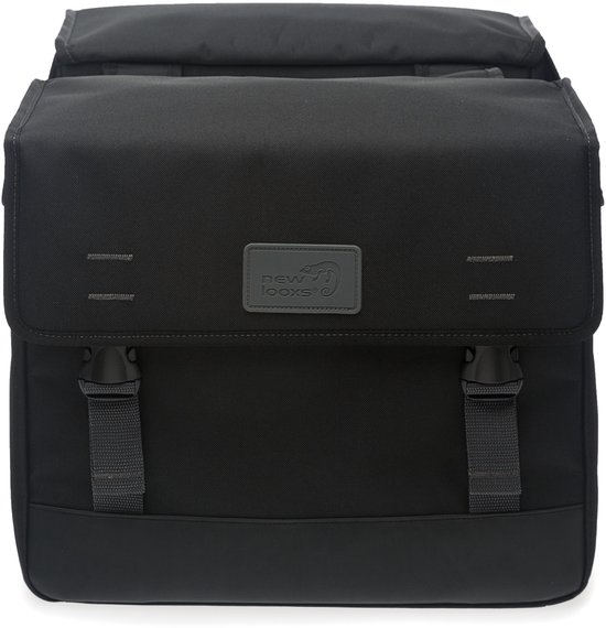 New Looxs Origin Double - Dubbele Fietstas - Geschikt voor Elektrische Fietsen - Waterdicht Polyester - 39 Liter - Zwart van New Looxs — afbeelding 5