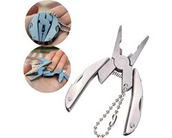 Multitool portable - Multi Outils - Mini Pinces - Multi Tool - Acier inoxydable - Porte-clés - Tournevis - Plein air - Mini Pinces - LOUZIR
