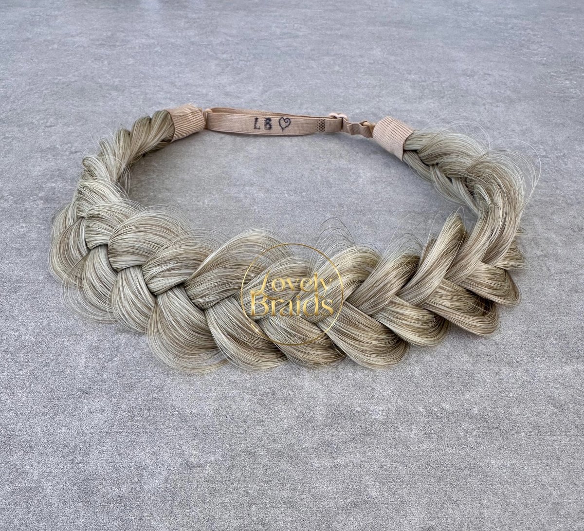 Lovely braids - Scandinavian blonde - gevlochten haarband - vlecht haarband - haarband vlecht