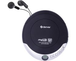 Denver Discman - Draagbare CD & MP3 speler - Anti shock - Inclusief oordopjes - DMP391