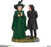 Harry Potter miniatuur - Department 56 collectie -  Professor Snape & Professor McGonagall (Sneep en Anderling)