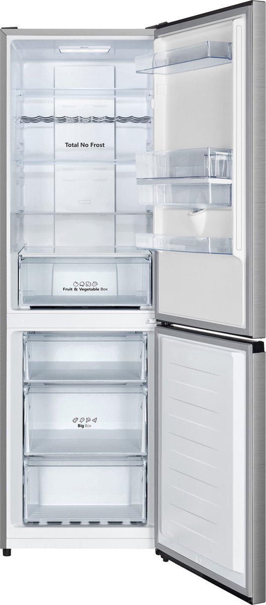 ETNA KCV286WRVS- Vrijstaande Koel-vriescombinatie - 186 cm - RVS - Waterdispenser - No Frost — afbeelding 5