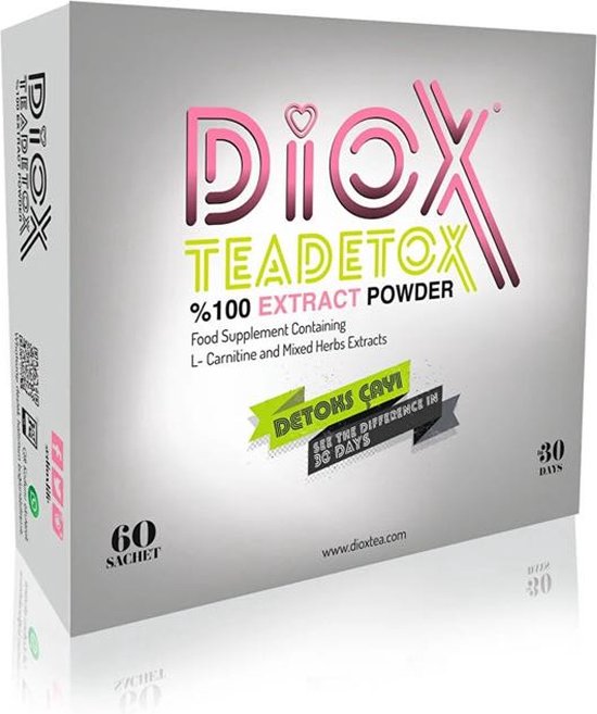 DioxTea Detox Afslank Thee 60 Sachets