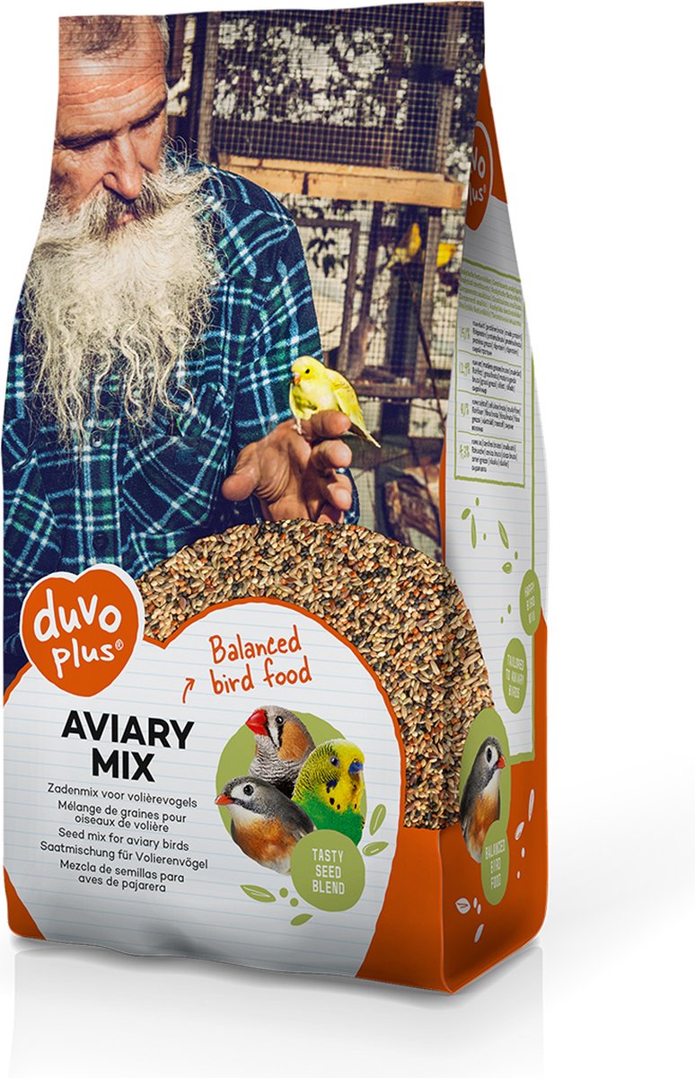Duvoplus - Binnenvogelvoer - Vogel - Volière Mix 4kg - 1st
