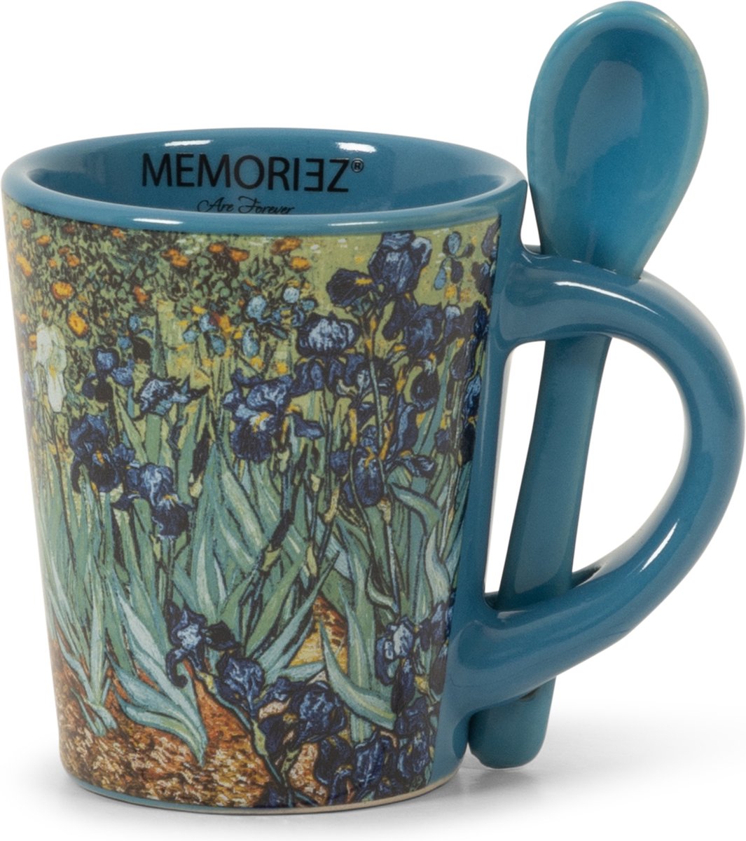 Memoriez Espresso Mok Van Gogh Irissen - Set van 2