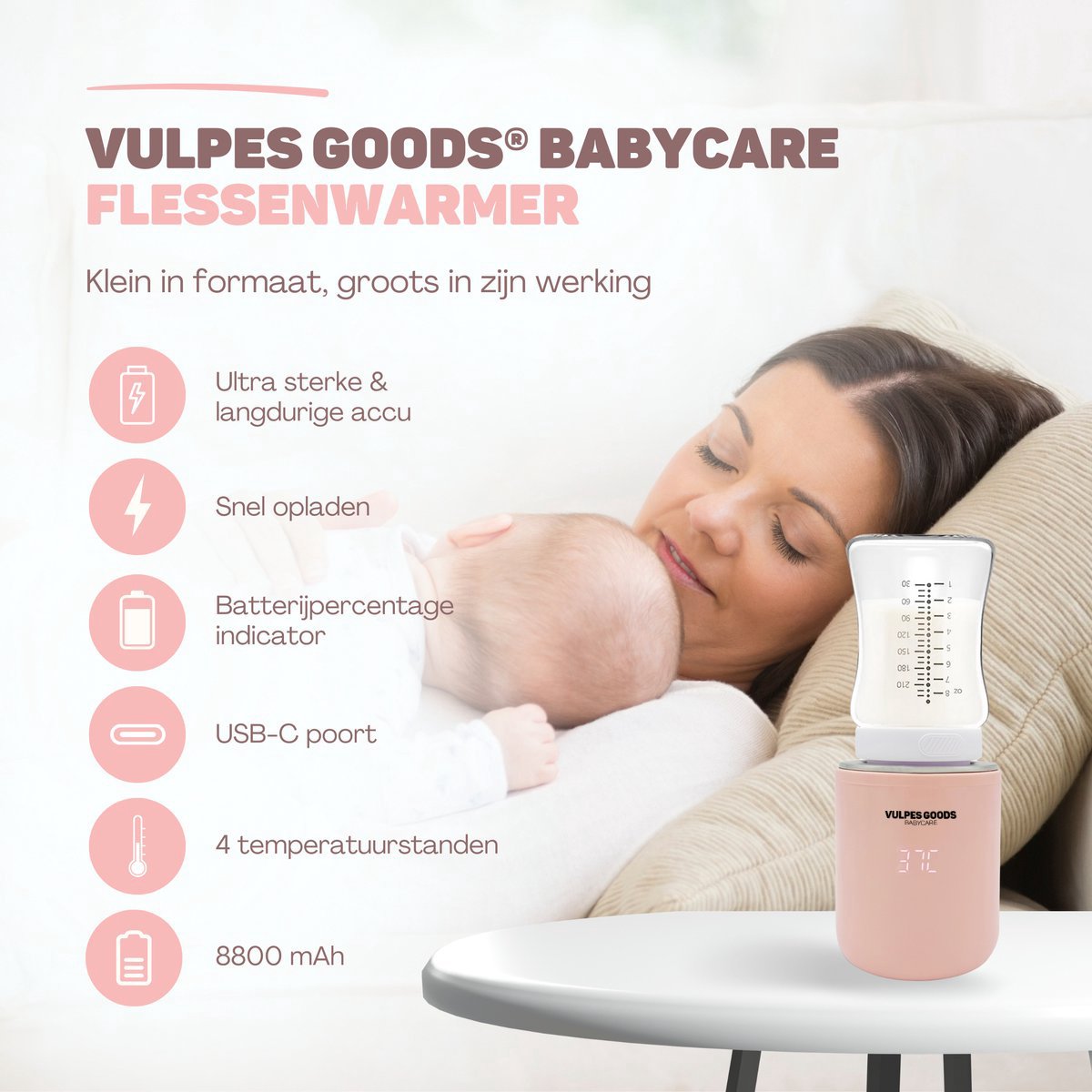 Vulpes Goods BabyCare - Flessenwarmer Onderweg Pro thumbnail 6