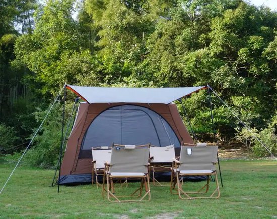 Tente Tunnel Night Cat 1 Place – Pop-up Imperméable, Kaki, Ultra Compacte