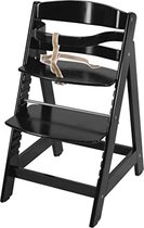 Kinderstoeltje voor Peuter - Kinderstoeltje Hout Peuter - Kinderstoeltje voor Peuter Hout - Zwart - 81,5D x 7W x 55H cm - 6kg