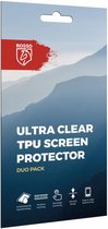 Rosso Screen Protector Ultra Clear Duo Pack Geschikt voor Xiaomi Redmi Note 13 Pro+ | TPU Folie | Case Friendly | 2 Stuks
