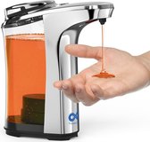 Distributeur automatique de savon liquide, 17oz - Lavez-vous les mains 1400 fois avec une seule recharge - Électrique, capteur sans contact, mains libres pour salle de bain, évier de Cuisine , évier de cuisine ou savon à vaisselle