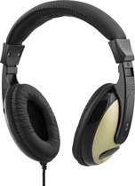 Deltaco HL-54 - Stereo Koptelefoon - Over-Ear - 1x 3.5 mm - Zwart/Goud